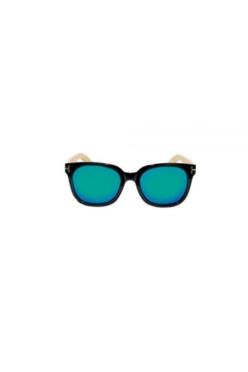 rainbow safety Lunettes de Soleil POLARISÉES Miroir en Bois Vintage Femme Homme RWC-Green-Mirror