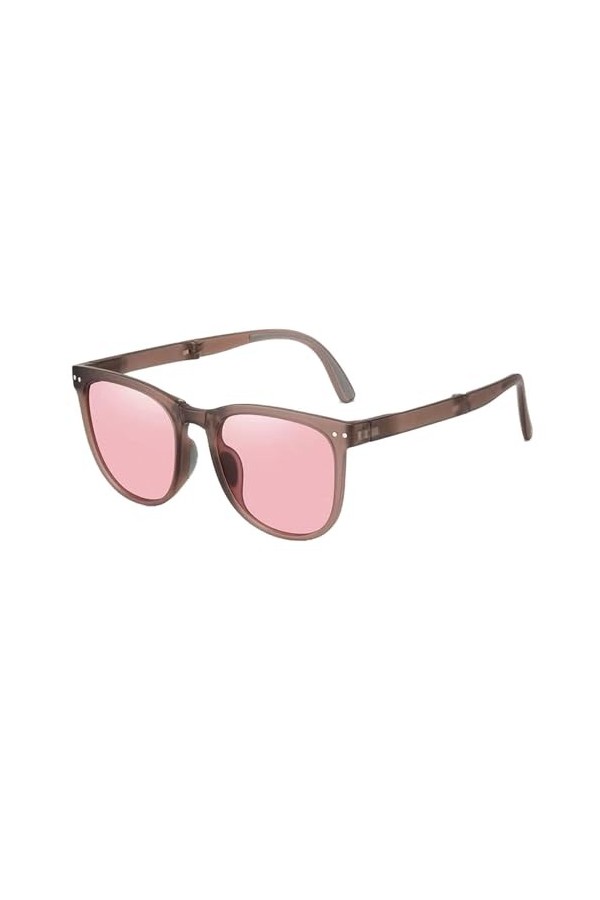 RUDELL Femme Soleil Lunettes Sunglasses Verres Polarisées Lunettes De Soleil Anti-Ultraviolets Coussin Lunettes De Soleil Pli