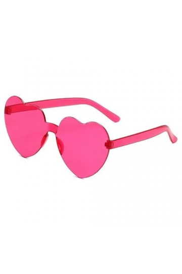 RUDELL Femme Soleil Lunettes Sunglasses Verres Polarisées Lunettes De Soleil D’Amour De Couleur Gelée Transparente Lunettes D