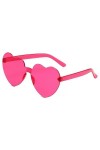 RUDELL Femme Soleil Lunettes Sunglasses Verres Polarisées Lunettes De Soleil D’Amour De Couleur Gelée Transparente Lunettes D