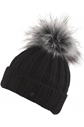 Chillouts Julia Hat Bonnet, Black, Einheitsgröße Femme