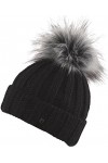 Chillouts Julia Hat Bonnet, Black, Einheitsgröße Femme