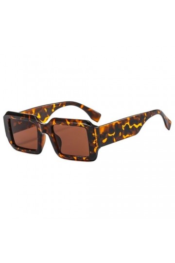 HCHES Lunettes de soleil colorées rectangulaires pour femmes, lunettes de soleil carrées de couleur bonbon, nuances pour homm