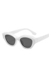 EkeNoz Lunettes de soleil rétro à petite monture for femmes, vacances en plein air, plage, fête, tendance, Shopping, sport, c