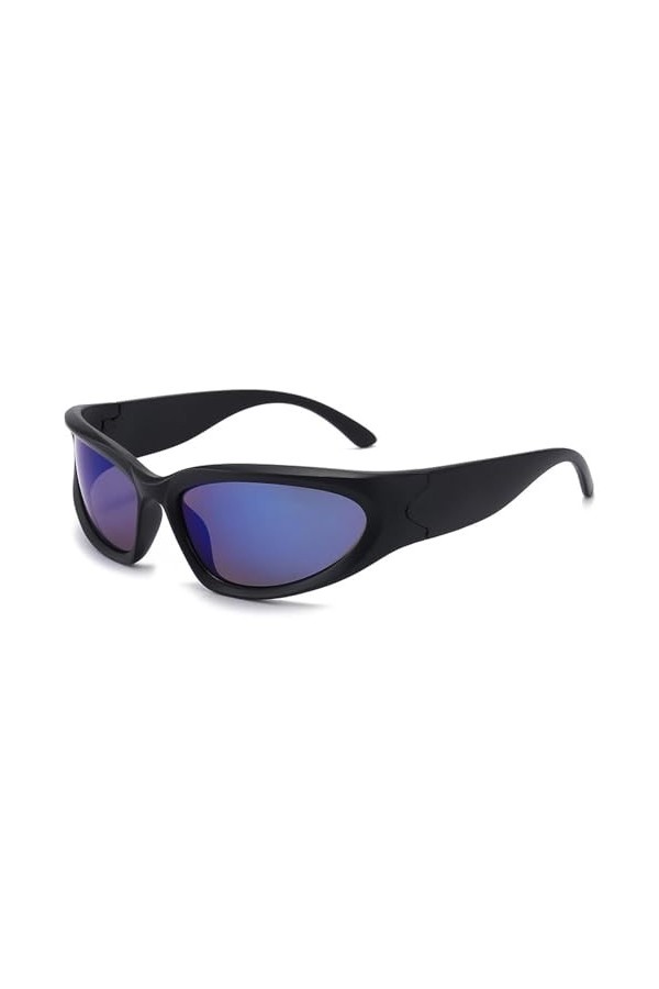 RUDELL Femme Soleil Lunettes Sunglasses Verres Polarisées Lunettes De Soleil Futuristes Cyclisme Punk Lunettes De Soleil De S