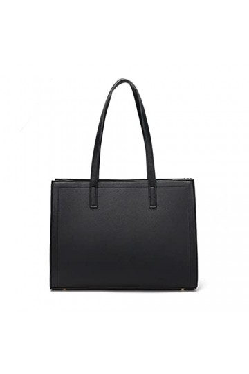 FANDARE Sac Ordinateur Portable Sac à Main pour Femme PU Cuir Sac à Bandouliere Grand Capacité Sac Porté Epaule Sacoche pour 