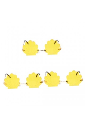 SOIMISS 3 Pcs Lunettes De Soleil Coquille Lunettes De Soleil À Lentille Rose Lunettes Métalliques Lunettes De Soleil Rétro Po