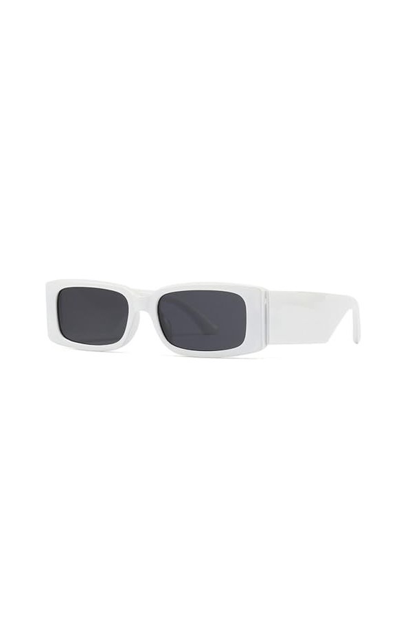 MUTYNE Lunettes de Soleil rectangulaires à la Mode pour Femmes Nuances dégradées UV400 rétro Lunettes à lentilles Claires Mon