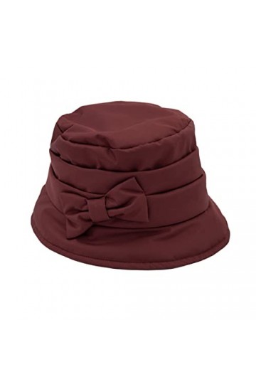 Colours & Beauty Chapeau Pêcheur Femme Made In Italy Bordeaux | Chapeau De Pluie Femme Imperméable | Chapeau Pêcheur Hiver | 