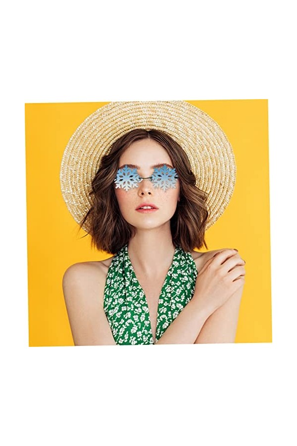 Abaodam 3 Pièces Des Lunettes Jolies Lunettes De Soleil Sans Monture Pour Femmes Lunettes De Fête Pour Enfants Soirée Sonnenb