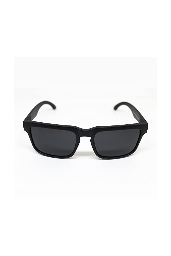 SURF MONKEY Lunettes de soleil homme et femme - UV400 - Polarisées, Noir / Noir
