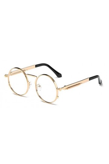 XMYNB Des lunettes de soleil Hommes Sunglasses Femmes Ronde Cadre En Métal Lentilles Lunettes Sun Lunettes