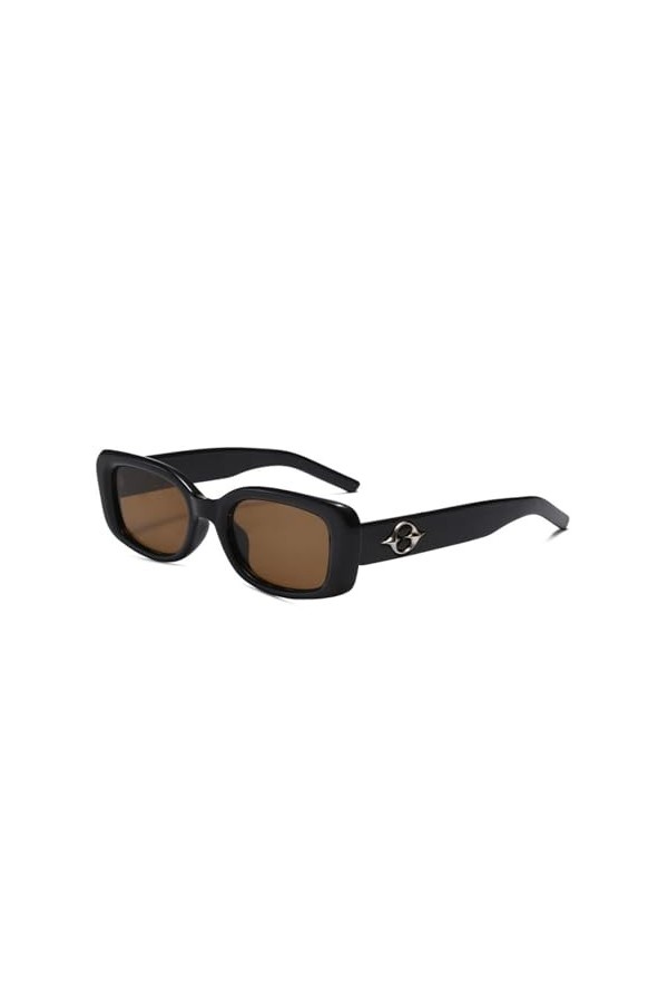 RUDELL Femme Soleil Lunettes Sunglasses Verres Polarisées Lunettes De Soleil Dames Petite Monture Carrée Lunettes De Soleil A