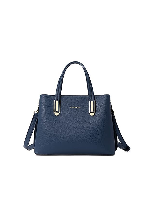 FANDARE Élégant Sac a Main Sacs Cabas Femme Sacoche Bandoulieres Cuir PU Imperméable Portés Epaule Sac Dépaule Grand Capacit