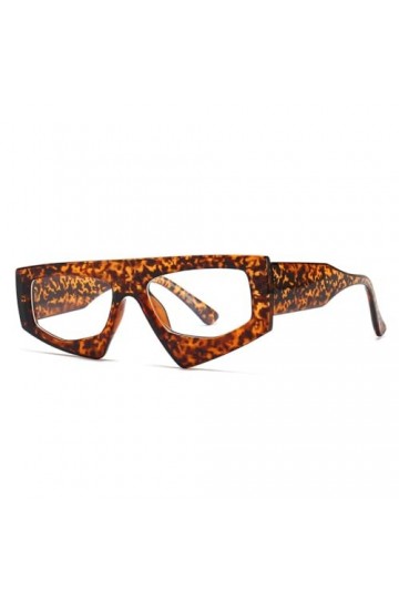 MUTYNE Lunettes de soleil carrées irrégulières de mode populaire femmes rétro doubles nuances de couleur UV400 hommes lunette