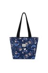 HAWEE Mode Femme Sac à Bandoulière avec Zip Grande Capacité Sac Dépaule Imperméable Léger Sac Fourre-Tout Loisir Sac à Provi