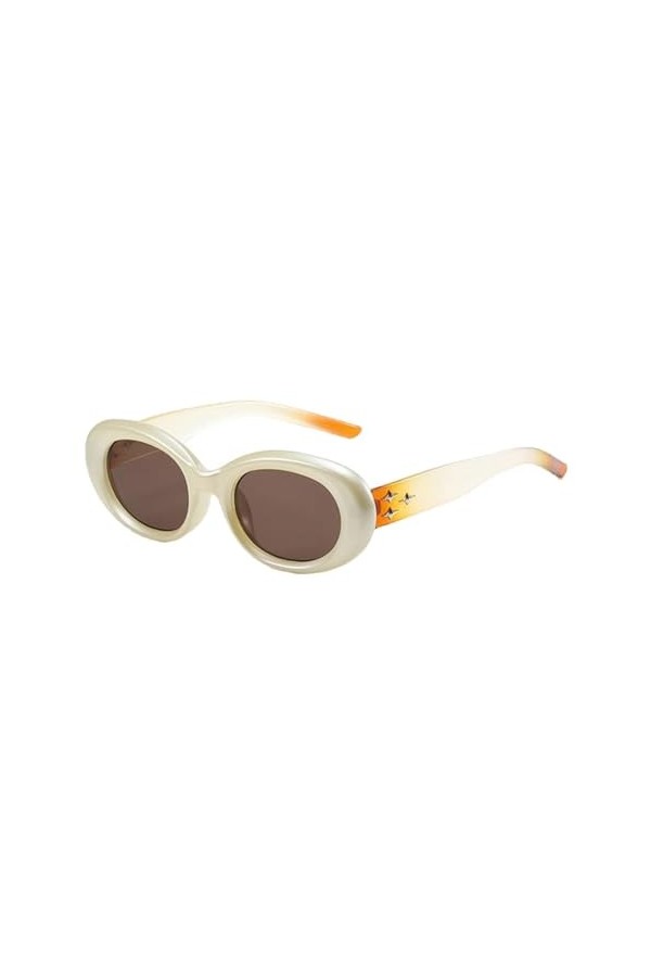 RUDELL Femme Soleil Lunettes Sunglasses Verres Polarisées Trois Étoiles Ovales Lunettes De Soleil Lunettes De Soleil Bébés Lu