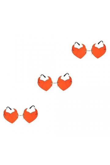 SOIMISS 3 Paires Lunettes De Mode Pour Femmes Lunettes De Soleil à Monture Métallique Aime Les Lunettes De Soleil Lunettes De