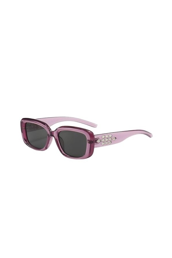 RUDELL Femme Soleil Lunettes Sunglasses Verres Polarisées Lunettes De Soleil Anti-Ultraviolets Pour Femmes, Grand Visage, Fin