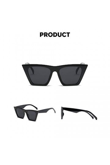 YIERJIU Lunettes Cat Eye Lunettes de Soleil Femmes Marque Designer Bleu Rouge Gris Transparent Cadre Lunettes de Soleil Femme