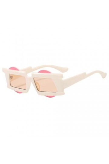 HCHES Lunettes de soleil rectangulaires pour femmes, verres dégradés vintage, monture PC, couleur léopard, produit UV400, C5,