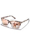 Carfia Vintage Lunettes de Soleil Femme Polarisées Cat.3 Protection UV400 Anti Fatigue Oculaire Voyage Conduite Plage