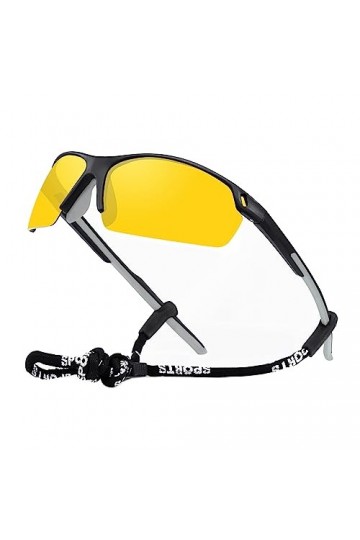 OKH Lunettes de cyclisme polarisées pour hommes et femmes - Lunettes de sport en plein air - Protection UV400 - Lunettes de s