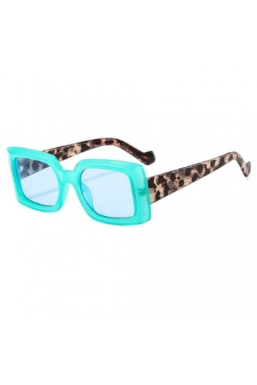 MUTYNE Petites lunettes de soleil carrées femmes mode fleur orange jambe lunettes de soleil femme classique noir Vintage Punk