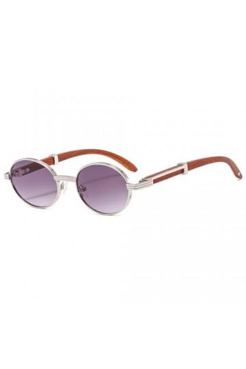 Femme Soleil Lunettes Sunglasses Verres Polarisées Vintage Imitation Bois Grain Lunettes De Soleil Hommes Ovales Lunettes De 