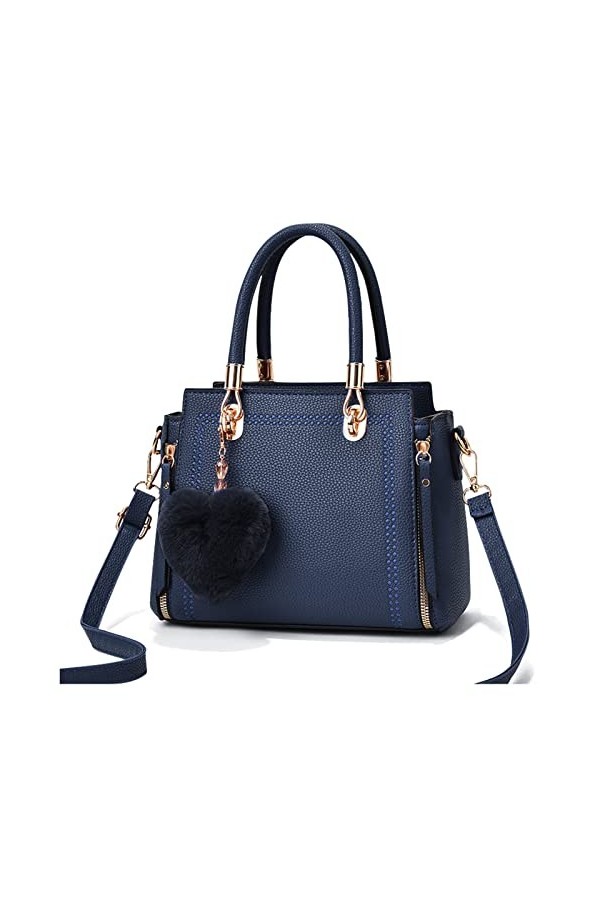 FANDARE Sac a Main Femmes Sac Bandoulière Cuir PU Sacs Portés Épaule Sac Messager avec Bandoulière Ajustable Sac Fourre Sacoc