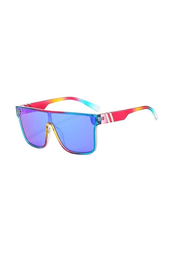 Obllsuee Femmes Lunettes De Soleil Sport Lunettes De Soleil Polarisées Protection UV Couleur Miroir for VTT Sports De Plein A