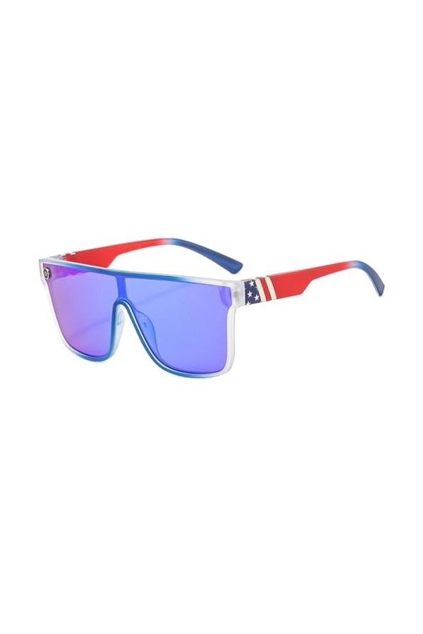 Obllsuee Femmes Lunettes De Soleil Sport Lunettes De Soleil Polarisées Protection UV Couleur Miroir for VTT Sports De Plein A