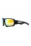 NAKED Optics Sports Sunglasses Halfframe White/Lens Red 