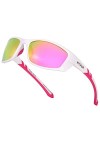 Myiaur Lunettes de soleil polarisées pour hommes femmes Wrap Around Lunettes de soleil de sport