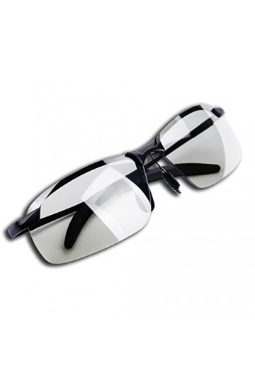 YIMI Homme Lunette De Soleil Photochromique Polarisée Femmes Aviateur Eyewear 100% UVA UVB Protection Pour de jour et de nuit