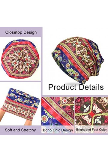 ELLEWIN Bonnet souple en coton doux et léger pour la course à pied adulte - Bonnet de chimio pour homme et femme, Closetop-a-