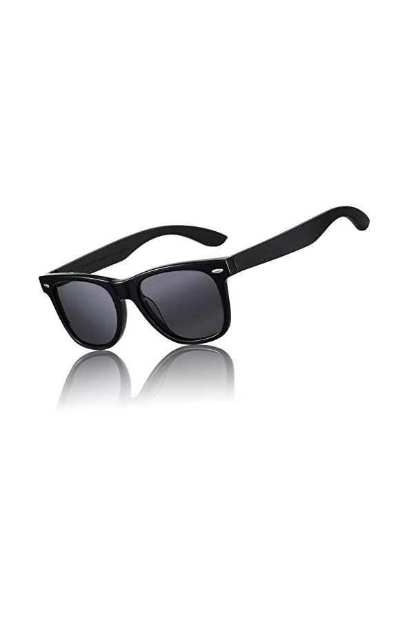 DUCO Lunettes de soleil polarisées pour homme et femme - Lunettes de soleil polarisées avec protection UV - Lunettes de solei