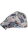 Guoer Bonnet médical chirurgical bouffant - Taille unique - Multicolore, Gris 01, taille unique