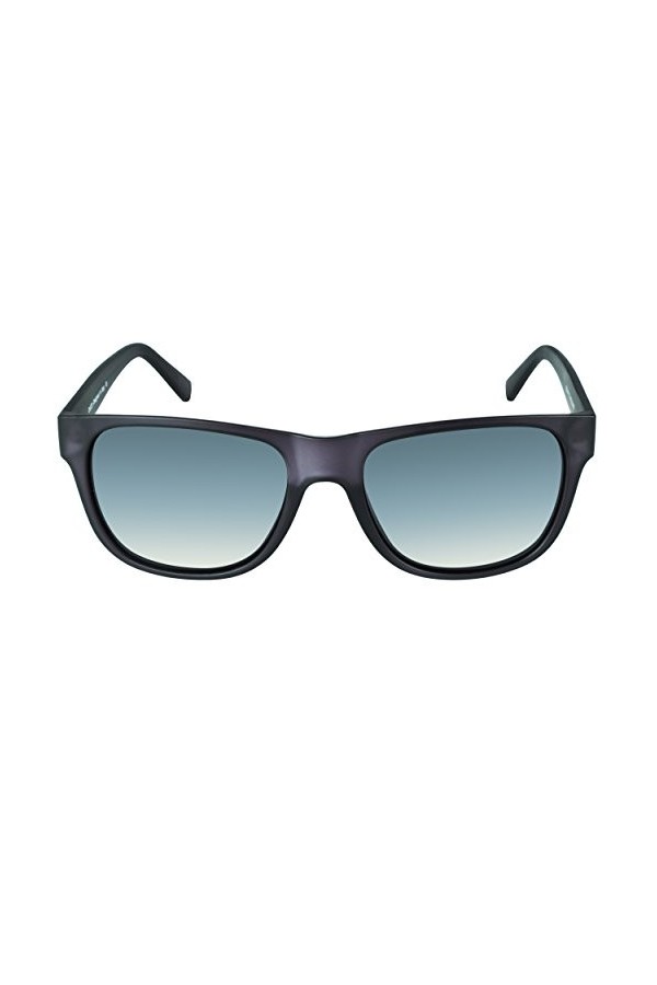 Duco Lunettes de soleil polarisées classiques unisexes pour hommes et femmes 100 ％ Protection 2145 Cadre Noir mat Verres Dég