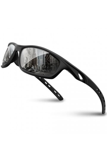 RIVBOS lunettes de soleil homme femme polarisées UV400 Lunettes de cyclisme Lunettes de sport Cyclisme Randonnée Course à pie