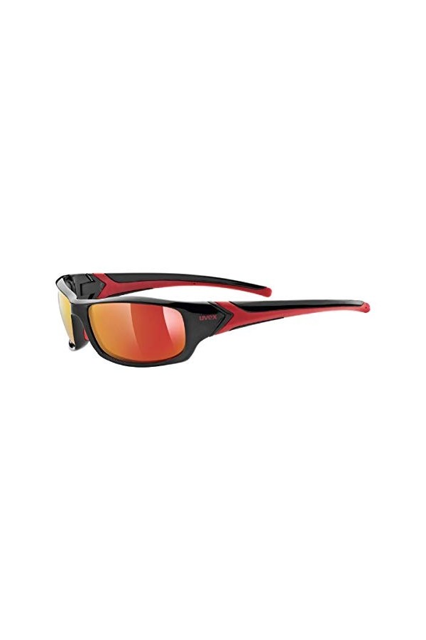 uvex Sportstyle 211 - Lunettes de Sport pour Hommes et Femmes - Effet Miroir - Confort et Maintien Parfait Sans Points de Pre
