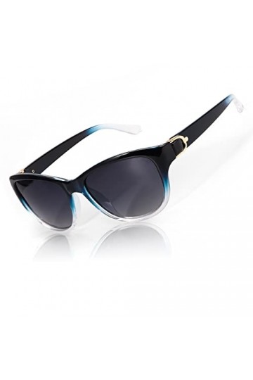 LVIOE Vintage Lunette de Soleil Femme Polarisée UVA&UVB Protection