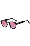 H HELMUT JUST Lunettes de soleil femme homme Depp style polarisées petites rondes larges légères en matériau TR90 et semelle 