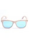 LY4U lunettes de soleil en bois pour hommes et femmes lunettes vintage verres polarisés lunettes de soleil unisexes avec boît