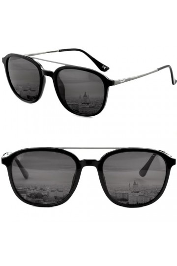 CREYESTAL Lunettes de Soleil Polarisées Modernes et Tendances, Taille Large, Verres Polycarbonate HD Premium 100% Anti-UV, po