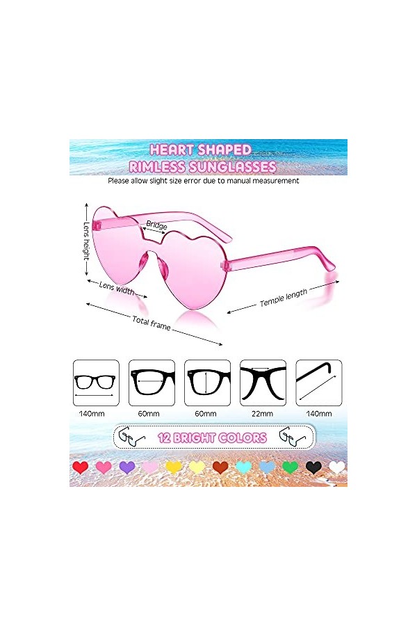 Colzzy Femme Colzzy CostumeEyewear, Comme Indiqué Sur Les Images, 6 Cm 2,36 Pouces