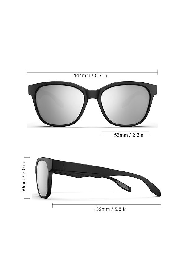 Lunettes de soleil polarisées pour homme et femme, ultra légères et incassables, monture TR90, protection UV, pour conduite, 