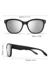 Lunettes de soleil polarisées pour homme et femme, ultra légères et incassables, monture TR90, protection UV, pour conduite, 