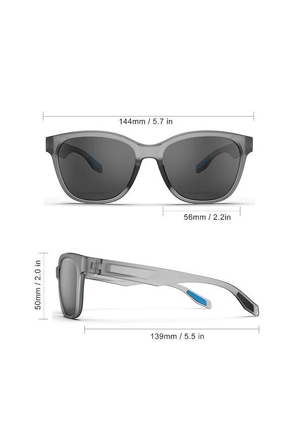 Lunettes de soleil polarisées pour homme et femme, ultra légères et incassables, monture TR90, protection UV, pour conduite, 