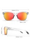 Lunettes de soleil polarisées pour homme et femme, ultra légères et incassables, monture TR90, protection UV, pour conduite, 